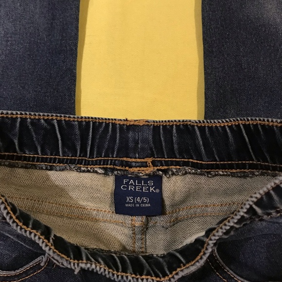 FALLS CREEK Boys Size(4 -5)Skinny Denim Blue Jeans - Picture 5 of 5